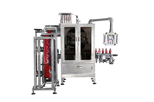automatic sleeve labeling machine